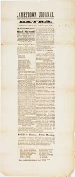 Giornale extra di Jamestown, 9 maggio 1862