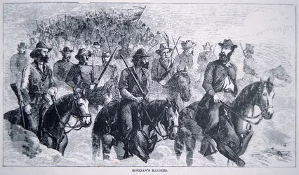 I razziatori di John Hunt Morgan (1825-64)