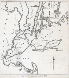 Mappa di New York e dintorni