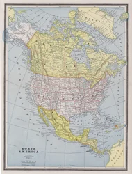 Mappa del Nord America