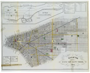 Mappa della città di New York