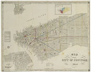 Mappa della città di New York
