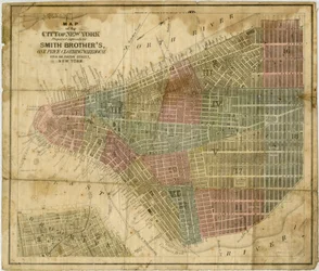 Mappa della Città di New York: preparata espressamente per Smith Brother