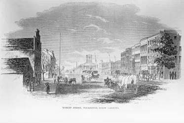 Market Street, Wilmington, Carolina del Nord, 24 febbraio 1855