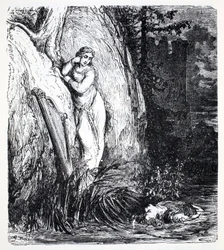 Nixes, da La guida mondiale a gnomi, fate, elfi e altri piccoli esseri di Thomas Keightley, pubblicato nel 1880