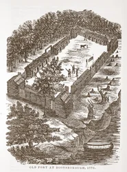 Vecchio forte a Boonsborough, 1775
