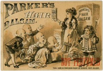 Balsamo per capelli di Parker [carta commerciale]