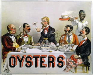 Manifesto pubblicitario delle Ostriche