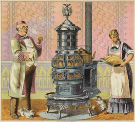 Mettere la cena nel forno
