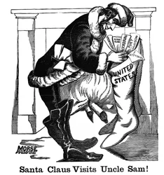Babbo Natale visita Zio Sam!, c.1863