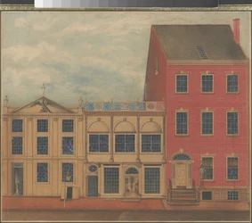 Negozio e magazzino di Duncan Phyfe in Fulton Street a New York City, c.1817-1820