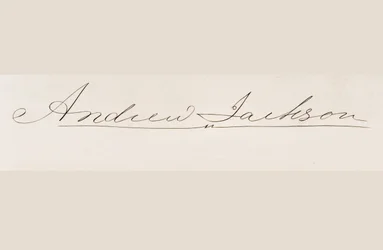 Firma di Andrew Jackson
