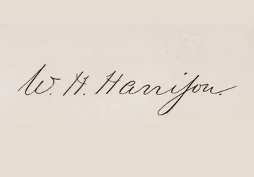 Firma di Henry William Harrison
