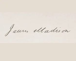 Firma di James Madison