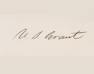 Firma di Ulysses S. Grant (litografia)