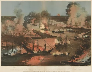 Splendido trionfo navale del Mississippi, pub. 1862