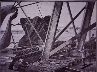 Statua della Libertà, la sua costruzione rappresentata da Scientific American