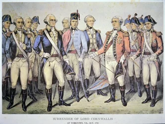 Resa di Lord Cornwallis a Yorktown, Virginia