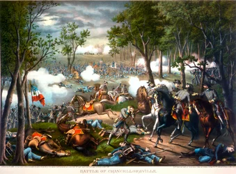 La battaglia di Chancellorsville, Virginia, 1863