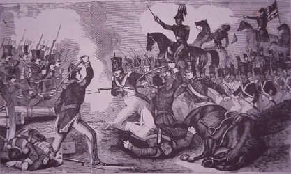 La Battaglia di Churubusco, Guerra messicano-americana