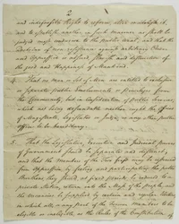 La Carta dei Diritti, copia firmata a Federal Hall, 1789