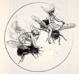 Le fate, da The World Guide to Gnomes, Fairies, Elves and Other Little People di Thomas Keightley (1789-1872), pubblicato nel 1880