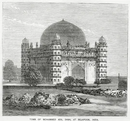 Il Gol Gumbaz, tomba di Mohammed Adil Shah II, costruita nel 1659