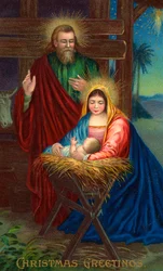 La Sacra Famiglia con il Bambino Gesù