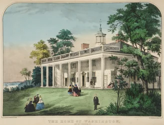 La casa di Washington, Mount Vernon, Va.