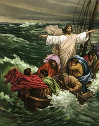 Il miracolo di Cristo che calma la tempesta sul Mare di Galilea