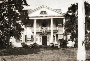 La Morris-Jumel Mansion, New York City, 1915 (intaglio seppia)