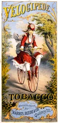 Pubblicità di rivista del tabacco Velocipede
