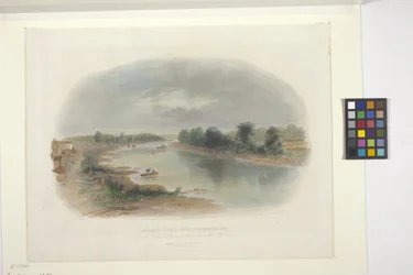 Fiume Wabash, Vicino a Vincennes, Indiana