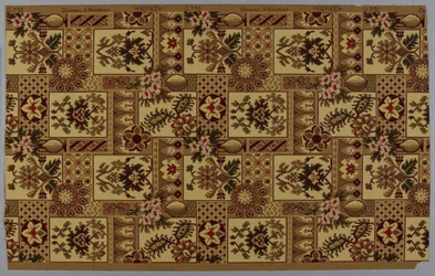 Carta da parati, motivo, ca. 1885