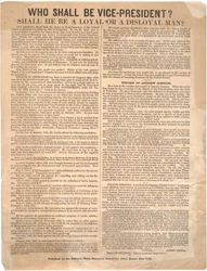 Chi sarà vicepresidente? George Pendleton vs. Andrew Johnson (elezione del 1864), 1864
