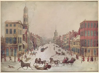 Inverno a Wall Street, 1834
