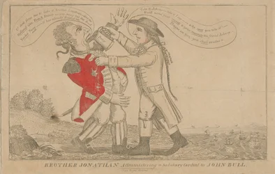 Fratello Jonathan somministra un cordiale salutare a John Bull