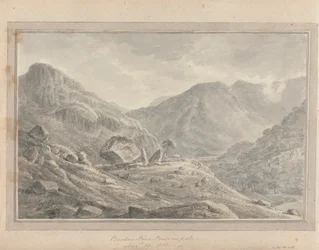Vedute in Inghilterra, Scozia e Galles: Bowdar Stone Borrowdale, 30 agosto 1802