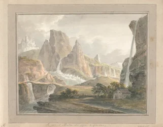 Vedute in Inghilterra, Scozia e Galles: Le Grand Theatre des Alps e Ghiacciai