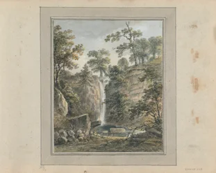 Vedute in Inghilterra, Scozia e Galles: Cascata del parco