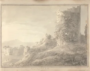 Vedute in Inghilterra, Scozia e Galles: Parte del Castello di Caerphilly
