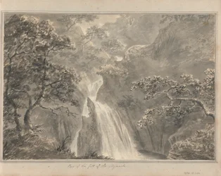 Vedute in Inghilterra, Scozia e Galles: Parte della Cascata del Mynach