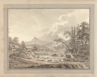 Vedute in Inghilterra, Scozia e Galles: Tour in Scozia; Giunzione del Lochy e del Dochart vicino a Killin