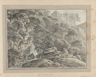 Vedute in Inghilterra, Scozia e Galles: Cascata del Parco Superiore
