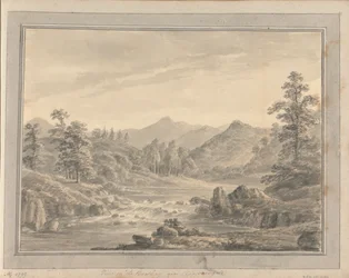 Vedute in Inghilterra, Scozia e Galles: Vista sul Brathay vicino a Clappensgate