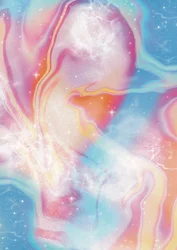 Galassia di marmo etereo