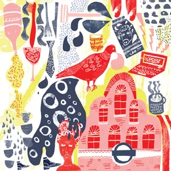 Cose che sono grigie, 2015 (collage digitale)