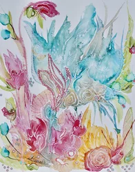 Una fantasia botanica dai colori vivaci