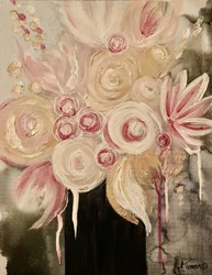 Bouquet astratto e delicato
