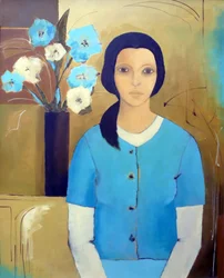 Madonna con fiori
